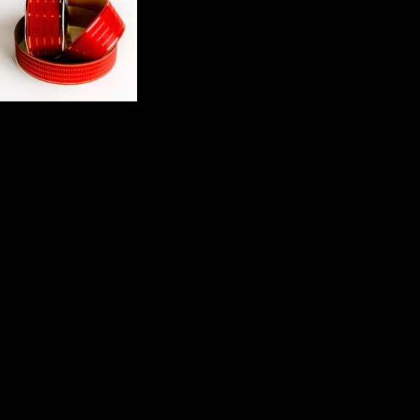 LISTON 9 RAYAS MET. ROJO COLORS 40M C32